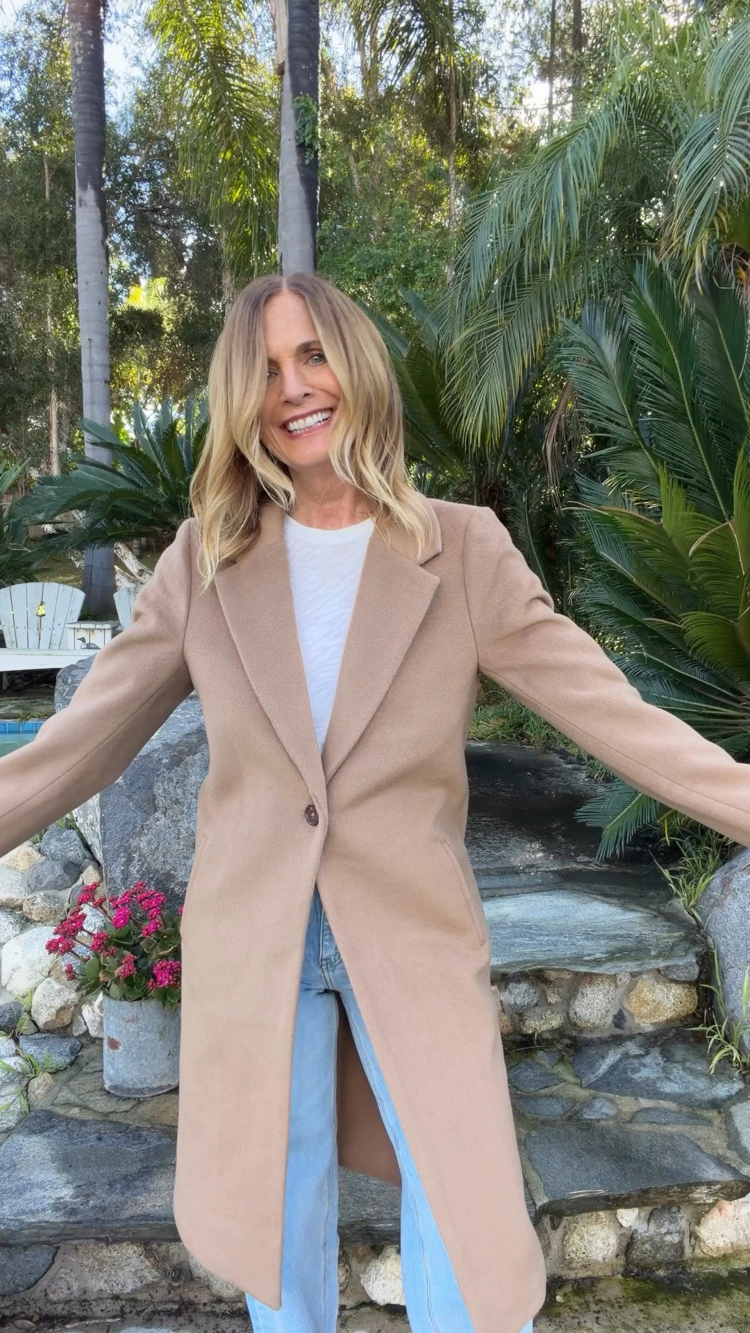 This Wool Cashmere Classic Single-Breasted Coat is so stylish and unbelievably soft. One of those pieces that instantly makes an outfit feel elevated. I’m wearing it with my not-so-barrel barrel jeans, a simple tee, and suede slides and it just works.

Everything I’m wearing is from @Quince  and I’ve linked it all in my LTK.

@Quince  #QuincePartner

#LTKgrwm #LTKootd #LTKOver40