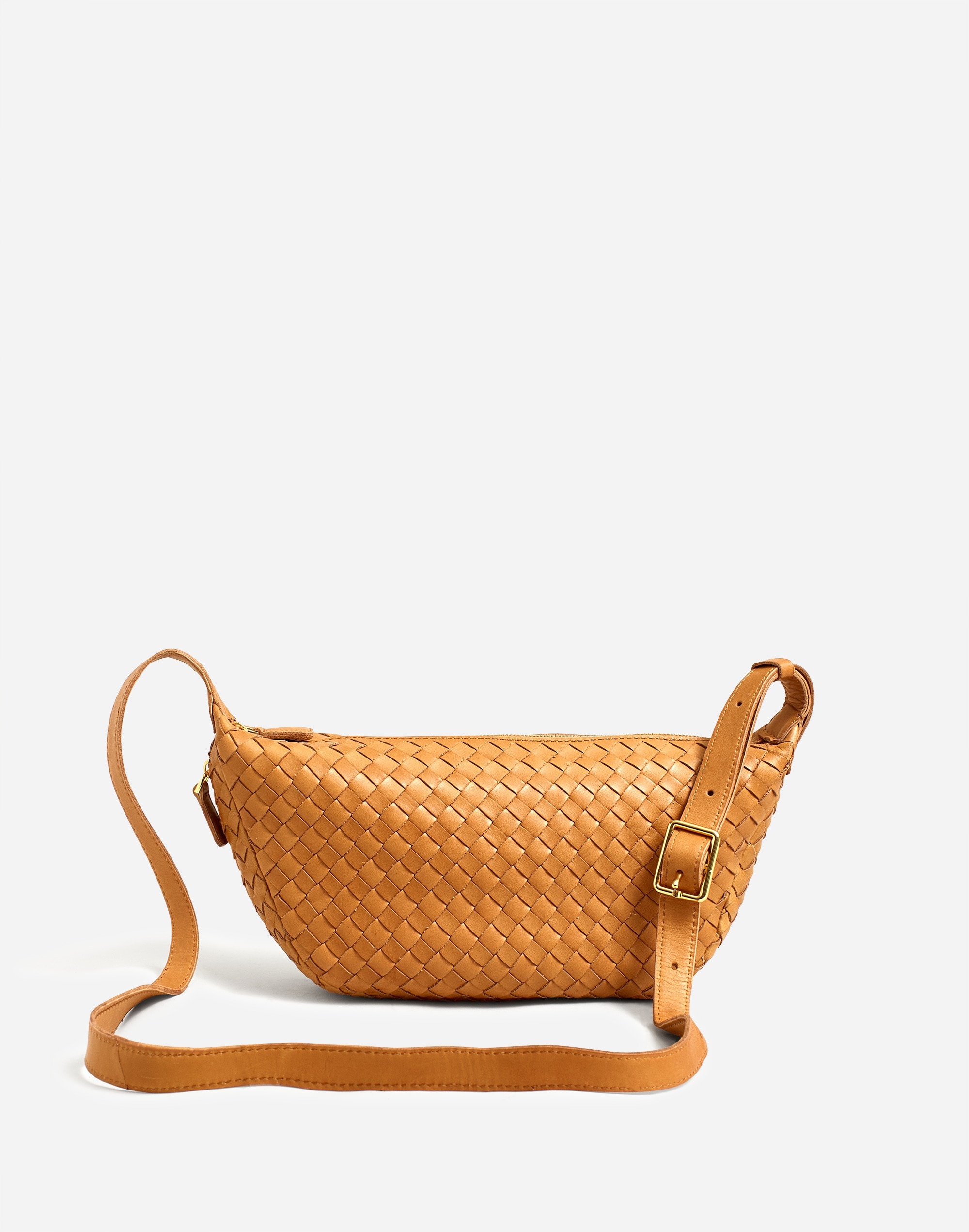 The Sling Crossbody Bag in Handwoven Leather | Madewell