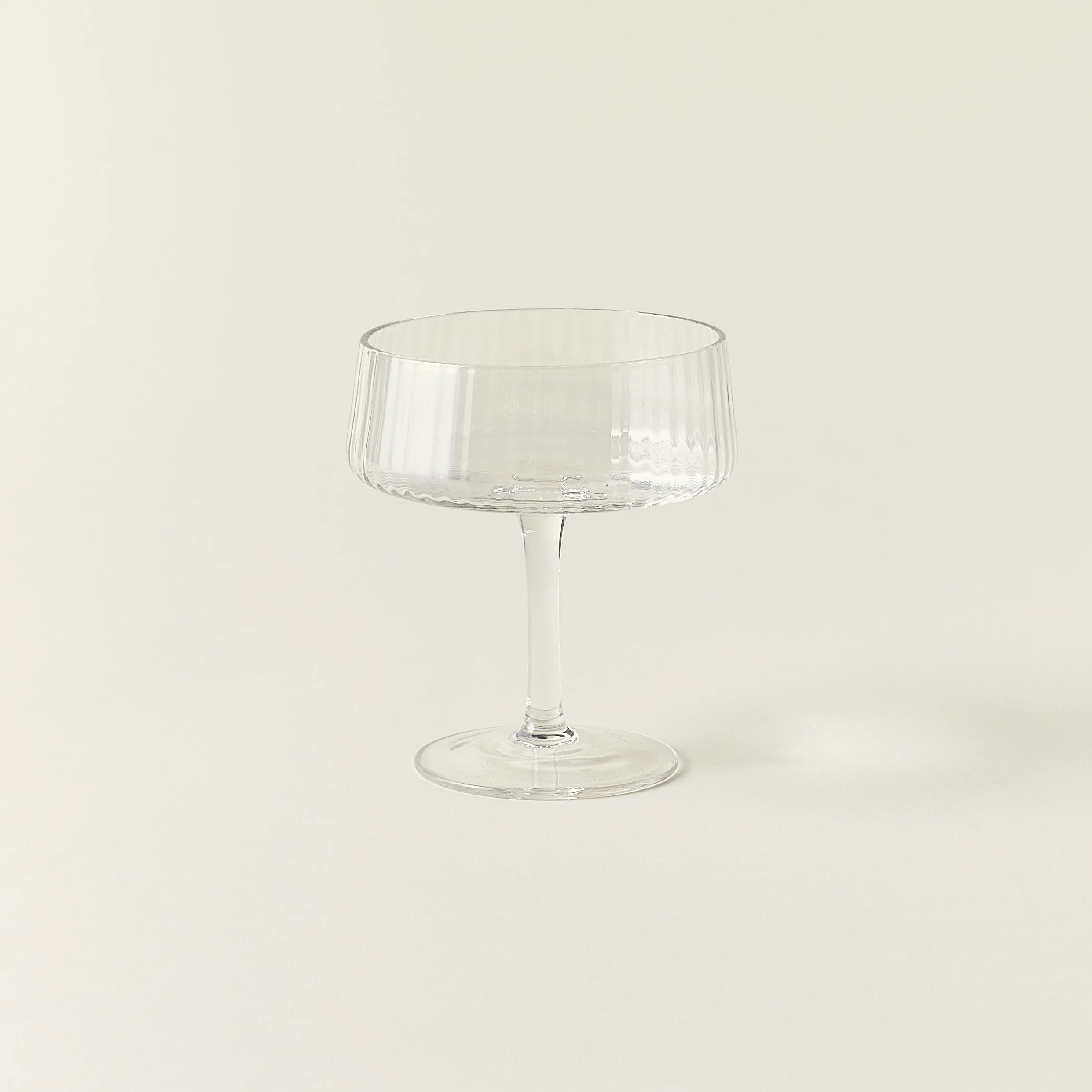 Linea Textured Coupe Glass | Kate Marker Home