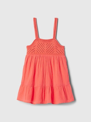 babyGap Crochet Tank Dress | Gap (US)