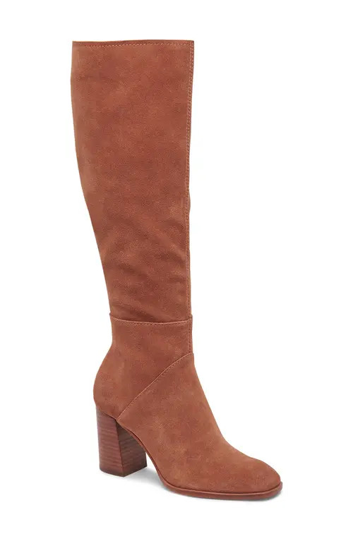 Dolce Vita Fynn Knee High Boot in Dk Brown Suede at Nordstrom, Size 8.5 | Nordstrom