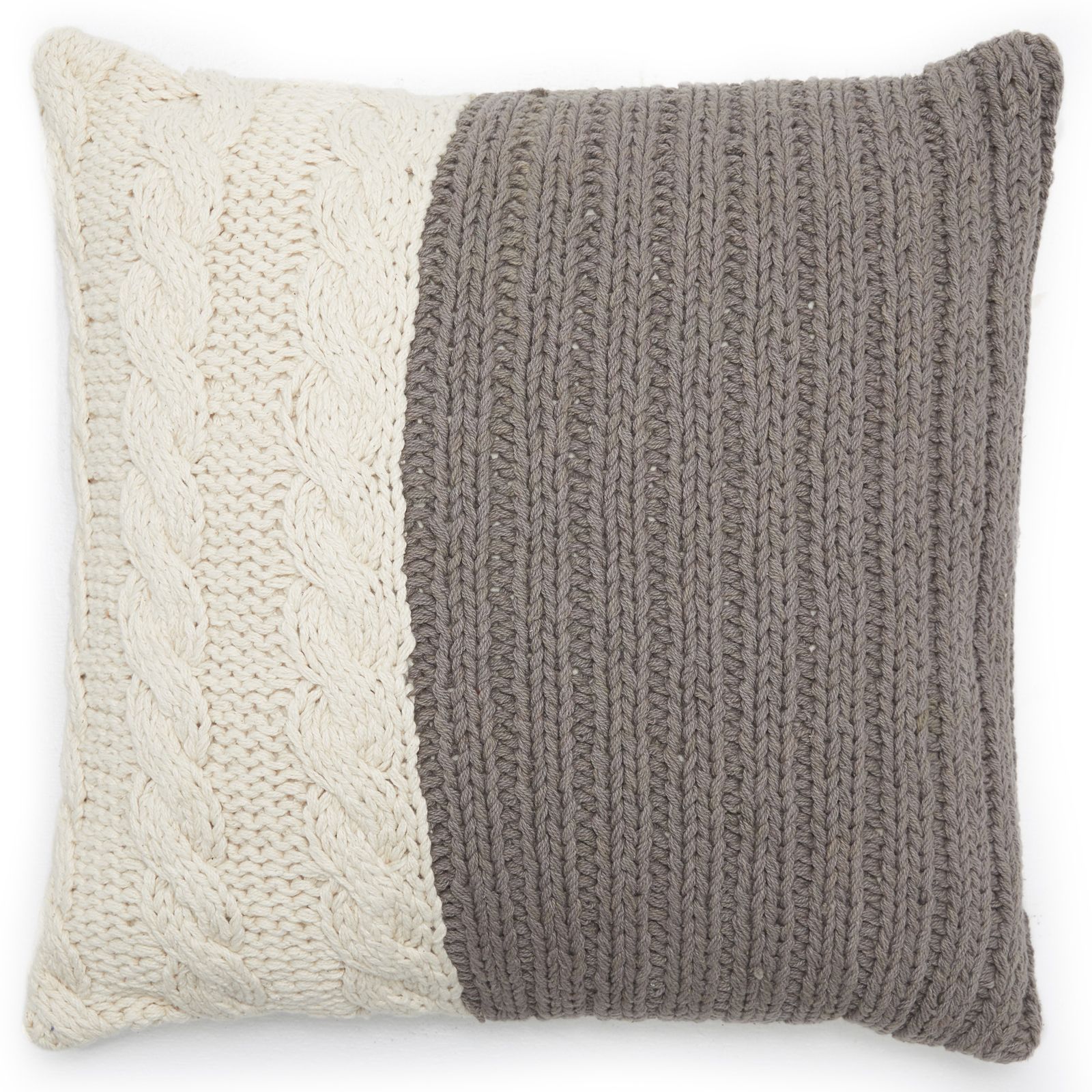 MoDRN Scandinavian Color Block Knit Decorative Throw Pillow, 18" x 18" | Walmart (US)