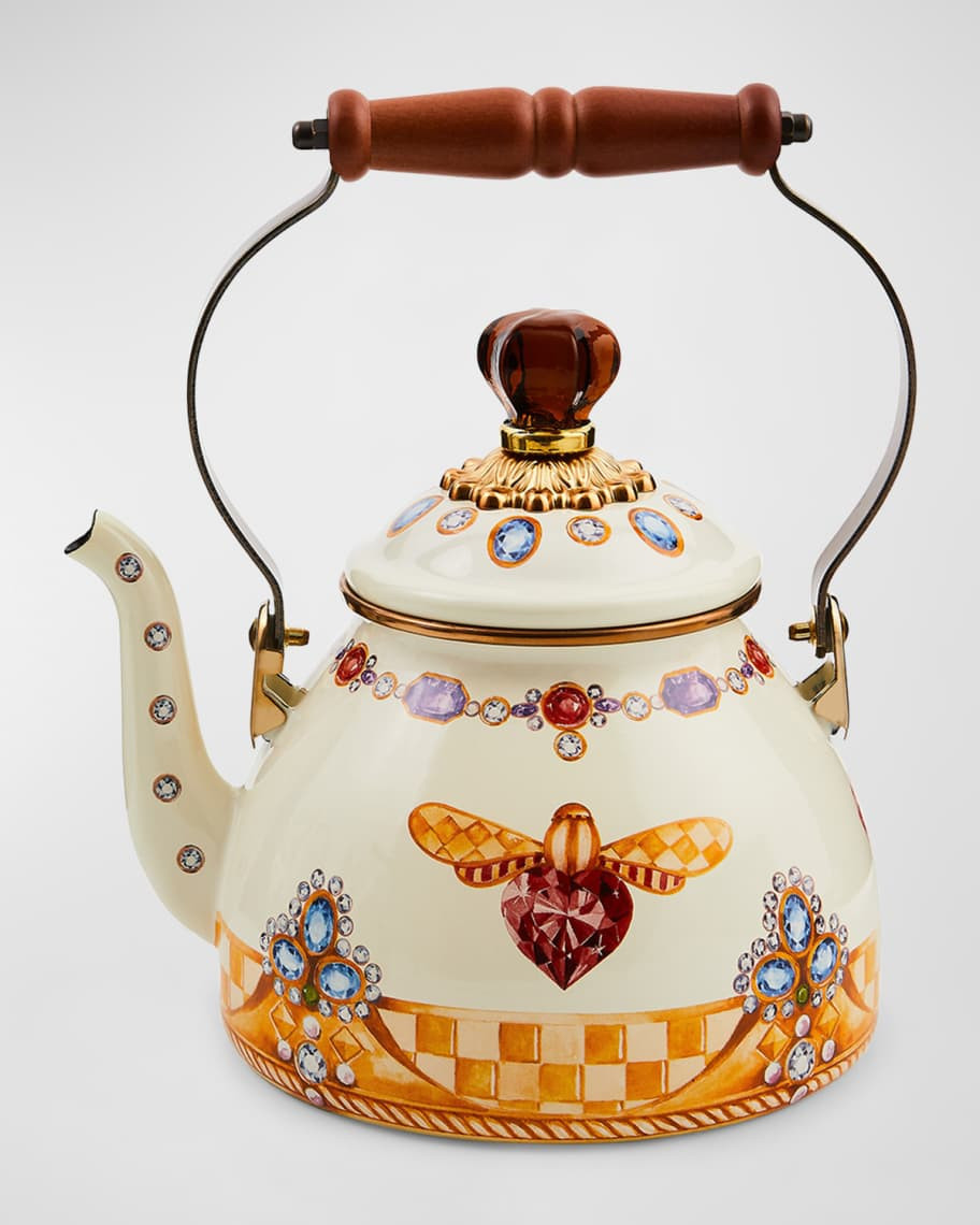 MacKenzie-Childs Queen Bee 2-Quart Tea Kettle | Neiman Marcus