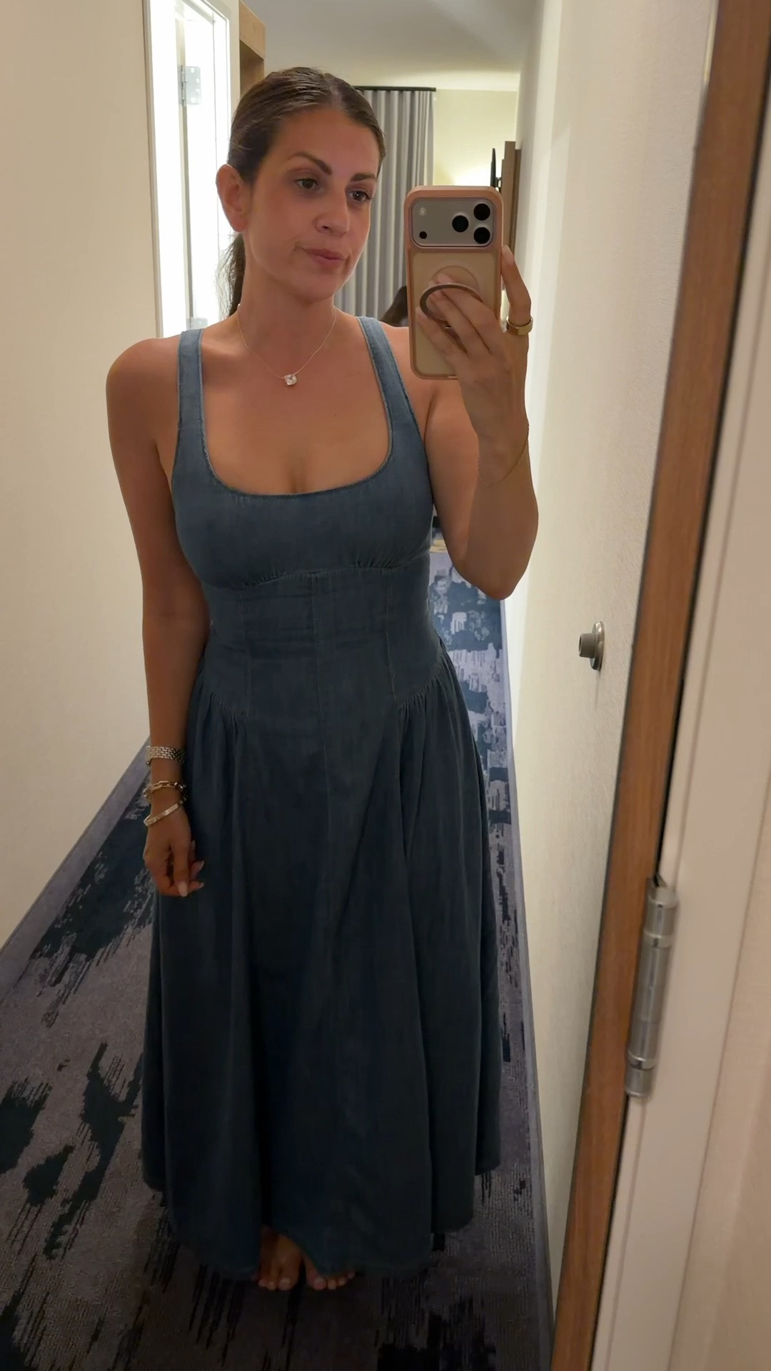My exact dress is on clearance. Most sizes sold out. I linked the same dress that comes in additional colors. It’s so good! Super flattering. Versatile. Perfect summer dress and vacation dress. Wearing a size small. Runs TTS.

#LTKxAbercrombie #LTKOver40 #LTKTravel
