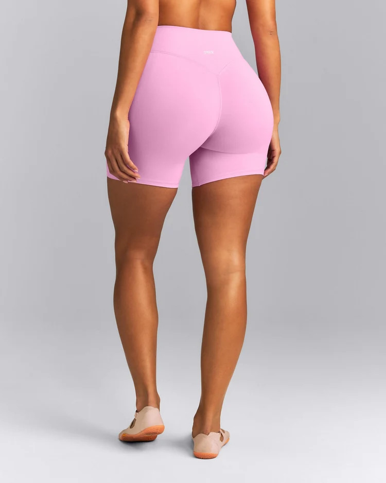 SoftMotion\u2122 High Waisted Shorts 6" New Branding 
 Rose Pink | Oner Active (UK / US)