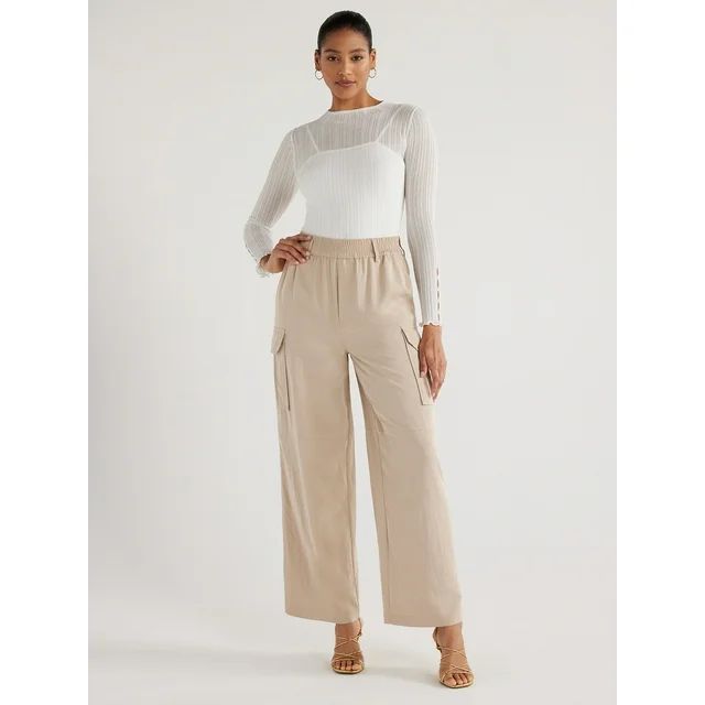 Scoop Women’s Cargo Pants, Sizes XS-XXL | Walmart (US)