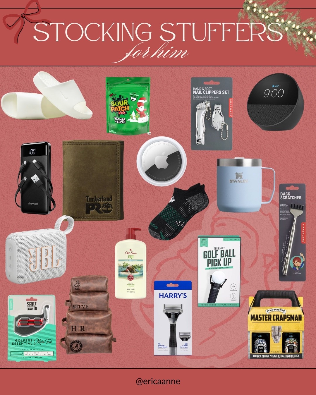 Stocking stuffers for him that always get a yes.
I rounded up a mix of practical, everyday favorites and a few fun little upgrades he’ll actually use. All budget-friendly, all easy to pop into his stocking, and all linked for quick shopping. 🎁✨

Whether you’re shopping for your husband, brother, dad, or the guy who “doesn’t need anything,” these are the small gifts that end up being the biggest hits. 🧦🔥

#LTKHoliday #LTKGiftGuide #LTKSaleAlert