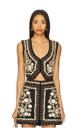 SPELL Remi Vest in Black. - size M (also in S) | Revolve Clothing (Global)