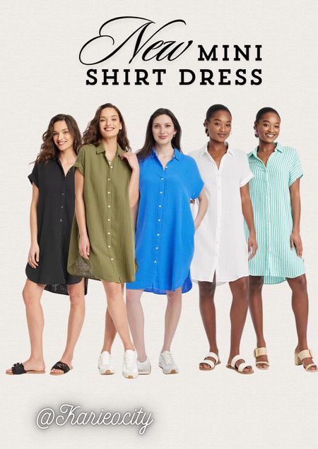 New Mini Shirt Dresses🤍

Shirt Dress// Mini shirt dress // Dresses//Target//Target Dresses// Casual Dress

#LTKTravel #LTKFindsUnder50 #LTKFindsUnder100