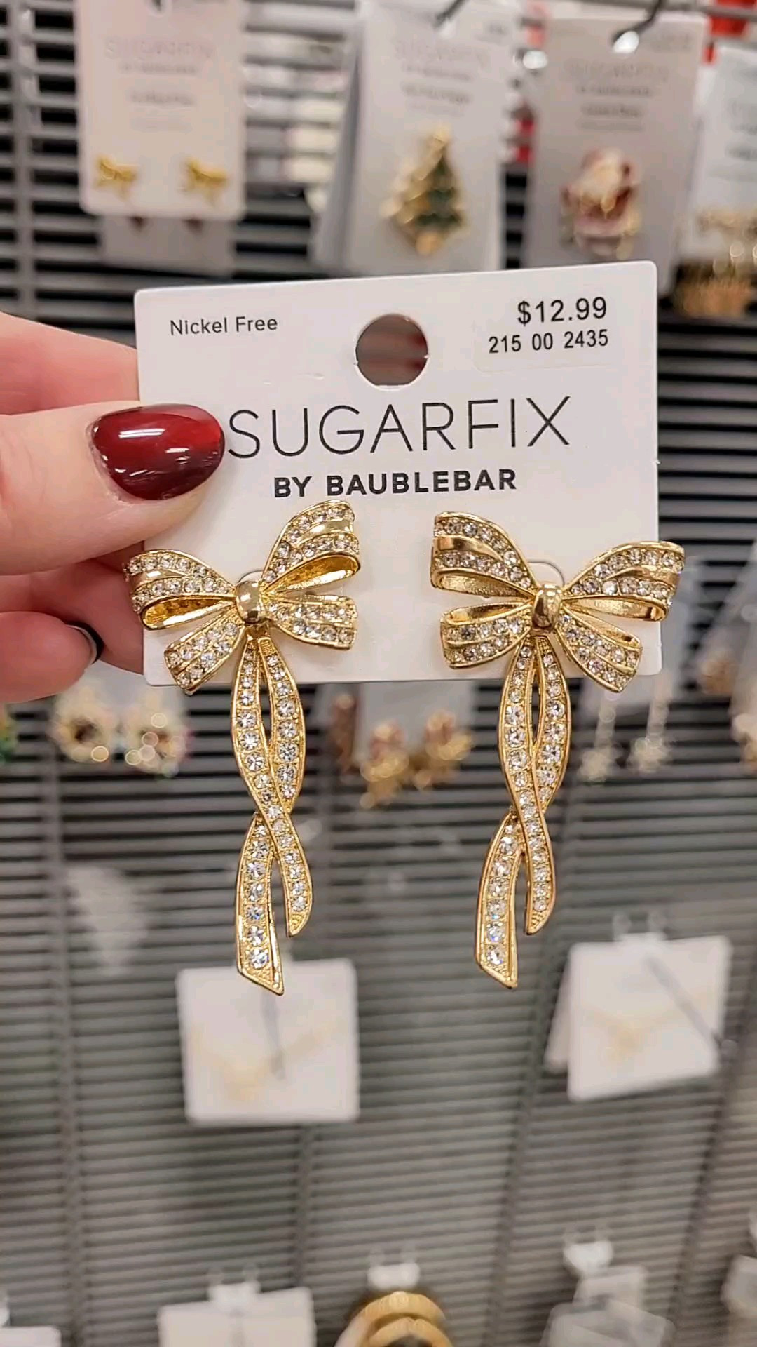 The perfect bow earrings for all of your holiday events - holiday party outfit,  Christmas party, or even cozy in a holiday sweatshirt!

#LTKWatchNow #LTKHoliday #LTKFindsUnder50