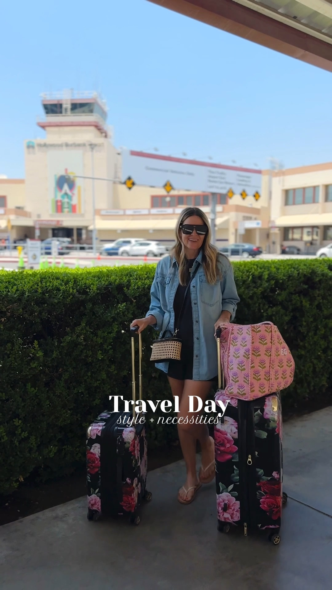 Travel Day fit and luggage. My luggage print is not available but I love this set so much. Even had a cup holder on the carry on that comes in handy. 

#LTKTravel #LTKOver40 #LTKSeasonal