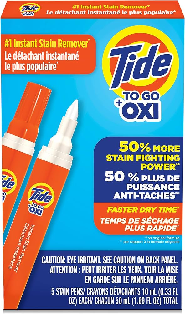 Tide To Go Stain Remover for Clothes, Tide Pen Stain Remover, Instant Stain Remover Pen & Spot Cl... | Amazon (CA)