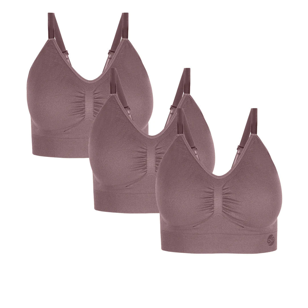Wash Wear Spare® Nellie Wireless Bra (3-Pack) | Twilight | Kindred Bravely