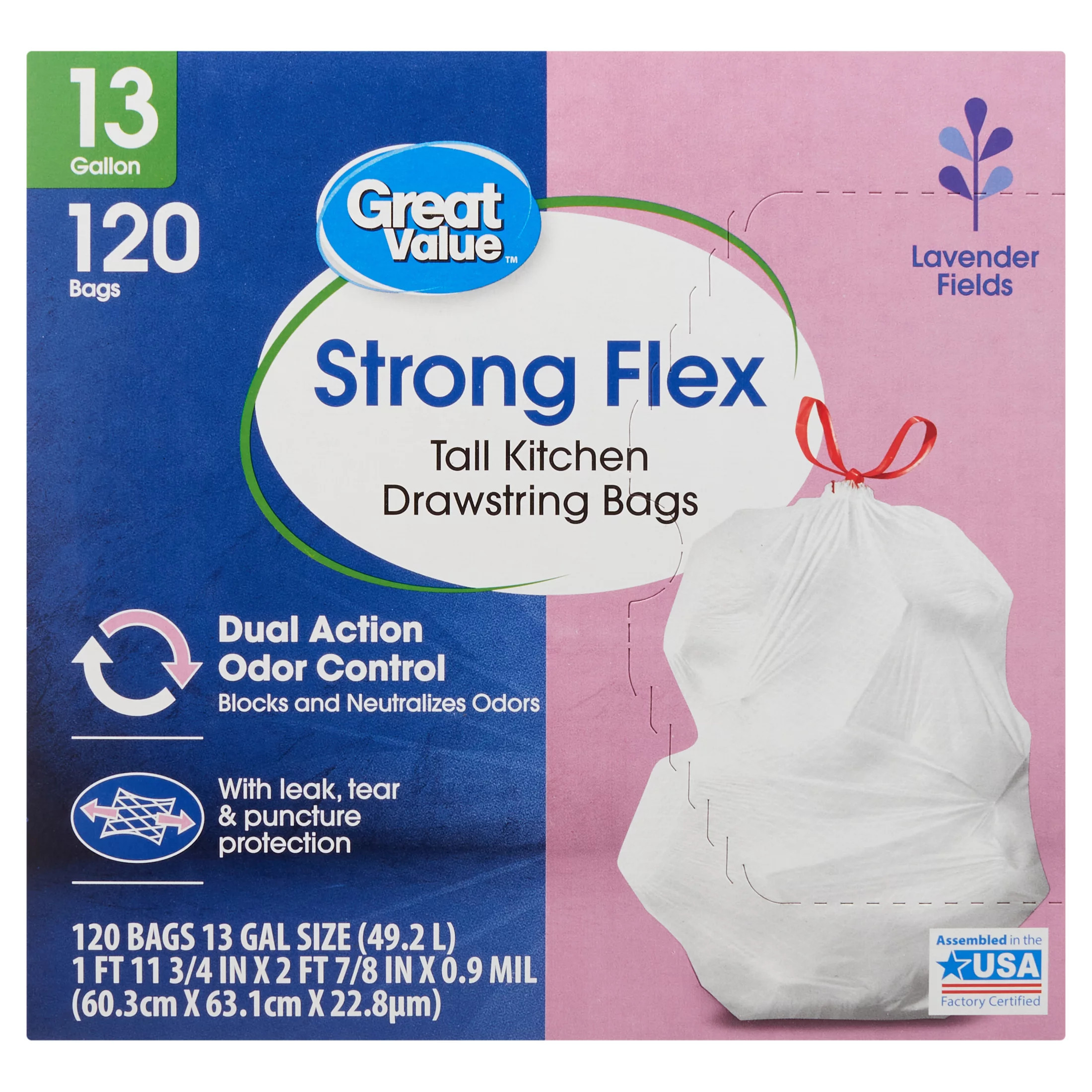Great Value Strong Flex 13-Gallon Drawstring Tall Walmart Finds Walmart Deals Walmart Sales | Walmart (US)
