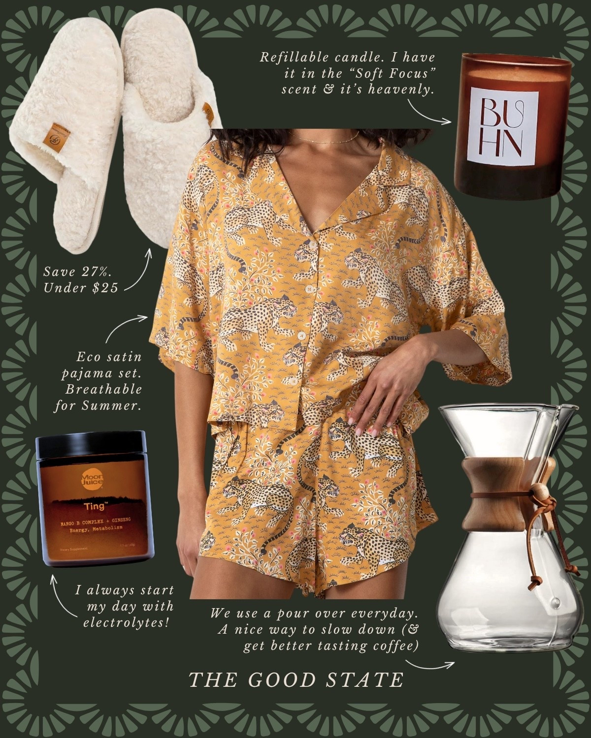 This collection is for the ladies who embrace the slowed down rhythms of a crisp Autumn morning. For those who romanticize the golden light streaming through the window and the aroma of freshly brewed coffee filling the air. This is for the ladies who linger a little longer under a warm blanket and who delight in matching pajama sets layered with cozy knit socks. For the ones who collect allllll the coffee mugs—seasonal ones especially🍂 This collection is for those who settle into the stillness of watching Autumn leaves swirl through the chilly air and love a good morning stroll to start the day. This is for those who are slowing down—even if just internally—in whatever season of life they find themselves in. This is for you☀️

#amazonfashion #founditonamazonfashion #amazonmusthaves #amazon #ltk #ltkstyletip #ltkunder50 #ltksalealert #farmersmarket #slowliving #romantizeyourlife #slowlifestyle #intentionalliving #slowmorning #fallfashion #falloutfit #autumn #fallseason #cozyautumn

Haven well within, Amazon, Amazon prime big deal, days, print, fresh, slow morning, romanticize your life, cozy outfit, fall outfit, autumn, outfit, pajama, matching pajamas, Tuckernuck, Anthropologie, quince, vest, leggings, Amazon home, prime days, Ball, cap, slippers, Christmas gift, guide, Christmas gift, ideas, gifts for her, French press, Williams Sonoma, stocking stuffers

#LTKActive #LTKStyleTip #LTKFindsUnder50