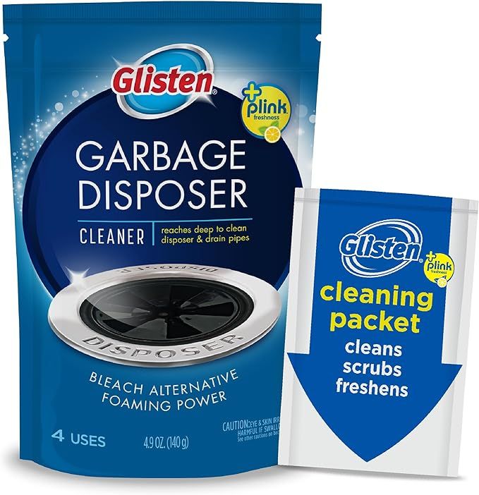 Glisten Garbage Disposer Cleaner and Freshener, Sink Disposal Odor Eliminator with Foaming Action... | Amazon (US)