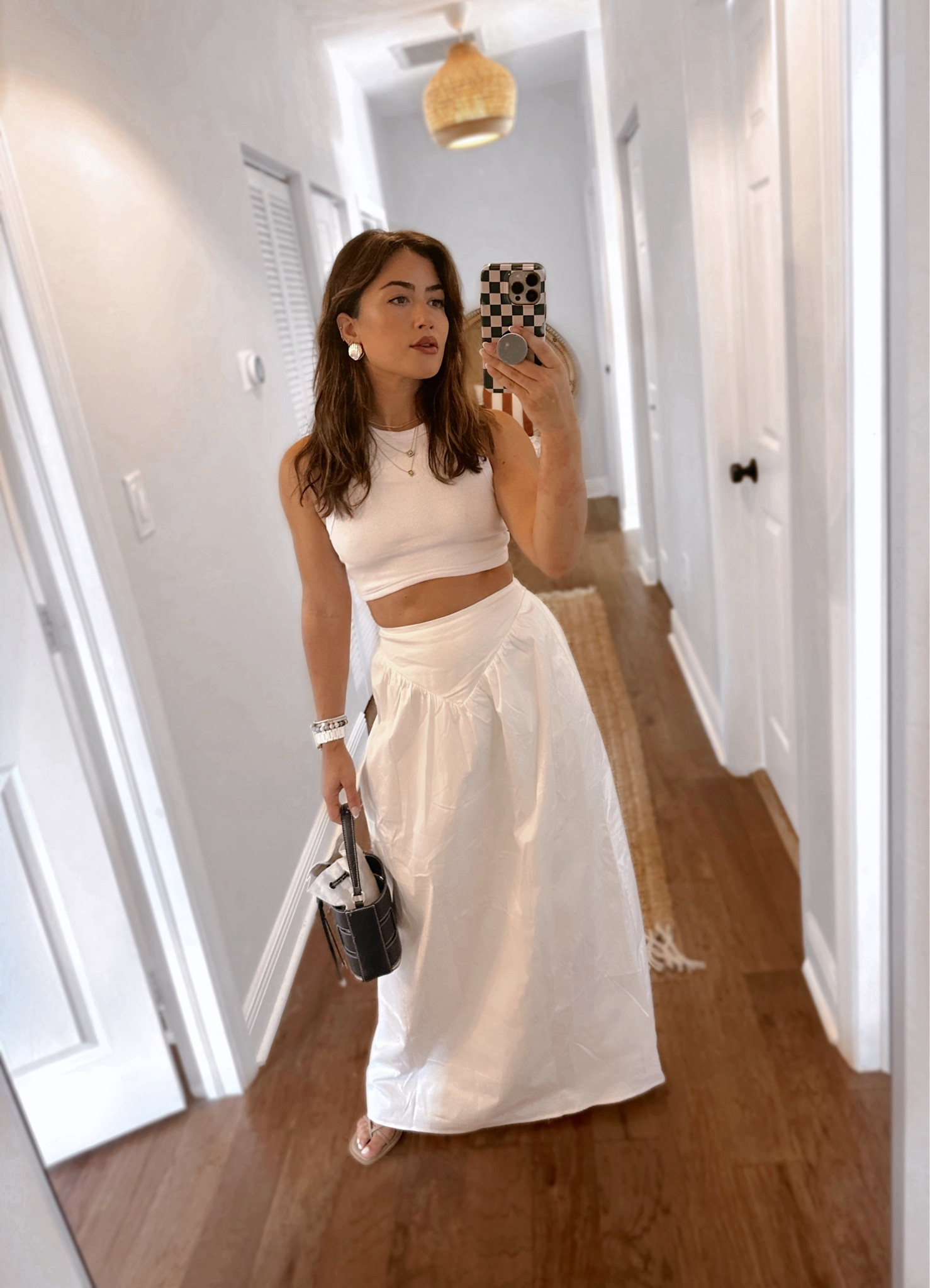 All White 🐚 

White maxi skirt, white skirt, crop top, white tank, summer style, vacation outfit, beach style, petite, Amazon fashion, beginning boutique, H&M, Steve Madden, nude sandals, strappy sandals. 

#LTKSeasonal #LTKBeauty #LTKSummerSales