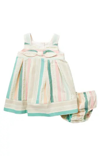 GERSON AND GERSON Bandeau Stripe Print Dress & Bloomers Set | Nordstromrack | Nordstrom Rack