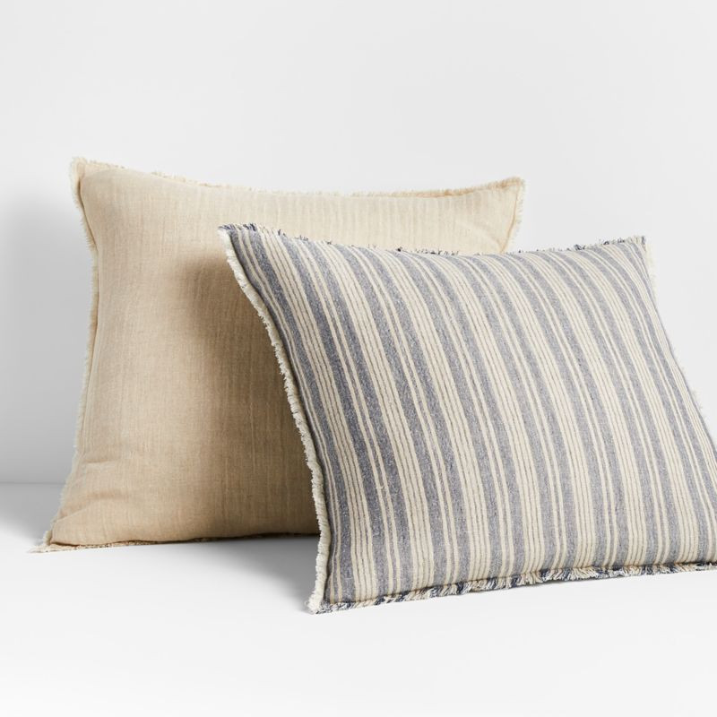 Arla 23" Eyelash Pillows | Crate and Barrel | Crate & Barrel
