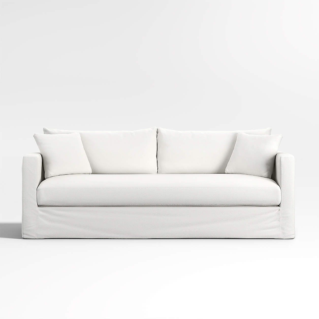 Slipcover Only for Willow II Slipcovered Sofa | Crate & Barrel | Crate & Barrel