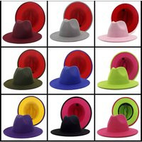 Fedora Red Bottom Unisex Wide Brim Hat More Colors Free 2 Day Priority Shipping | Etsy (US)