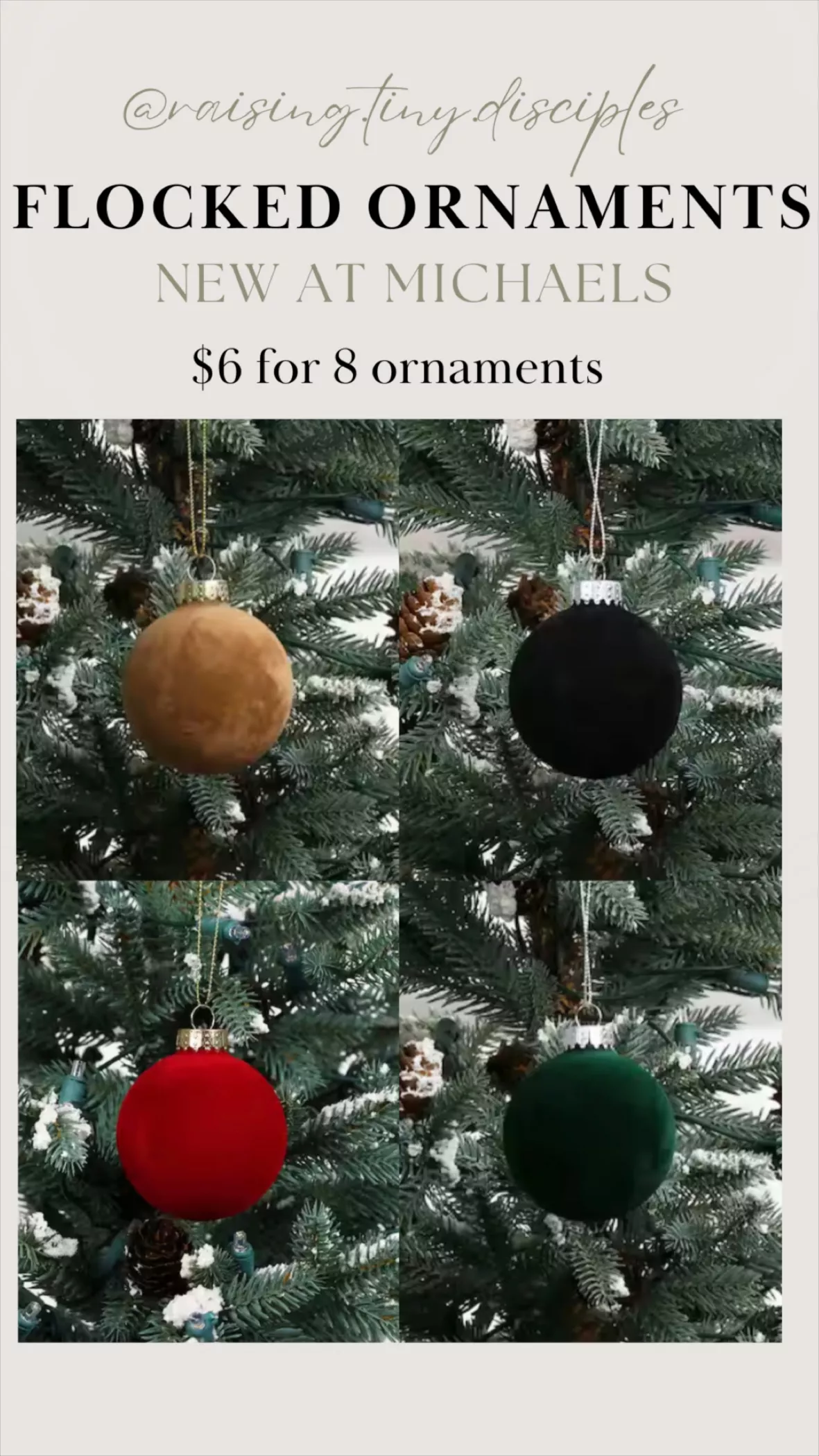 pink chanel christmas ornaments