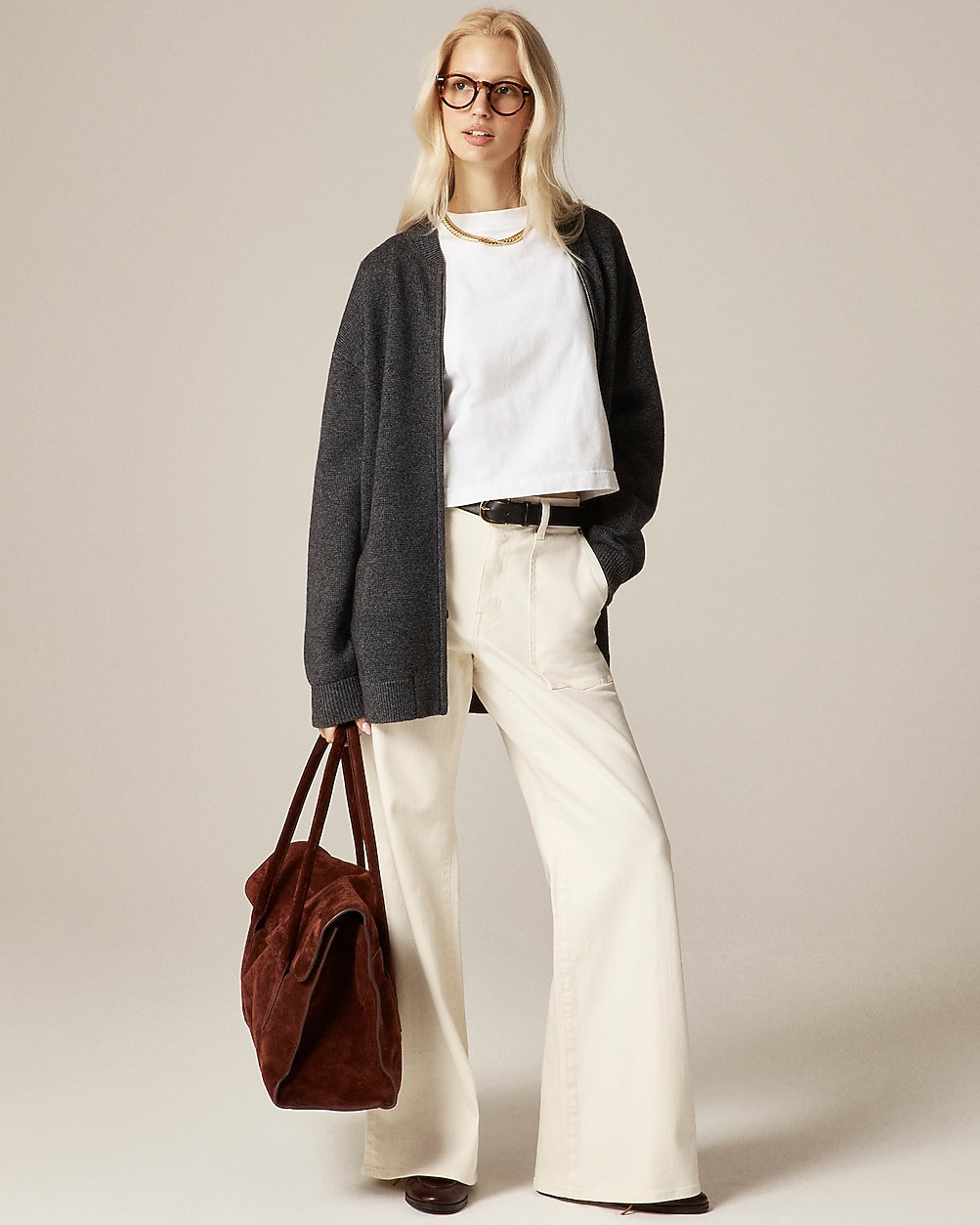 Full-zip flight sweater-jacket | J. Crew US