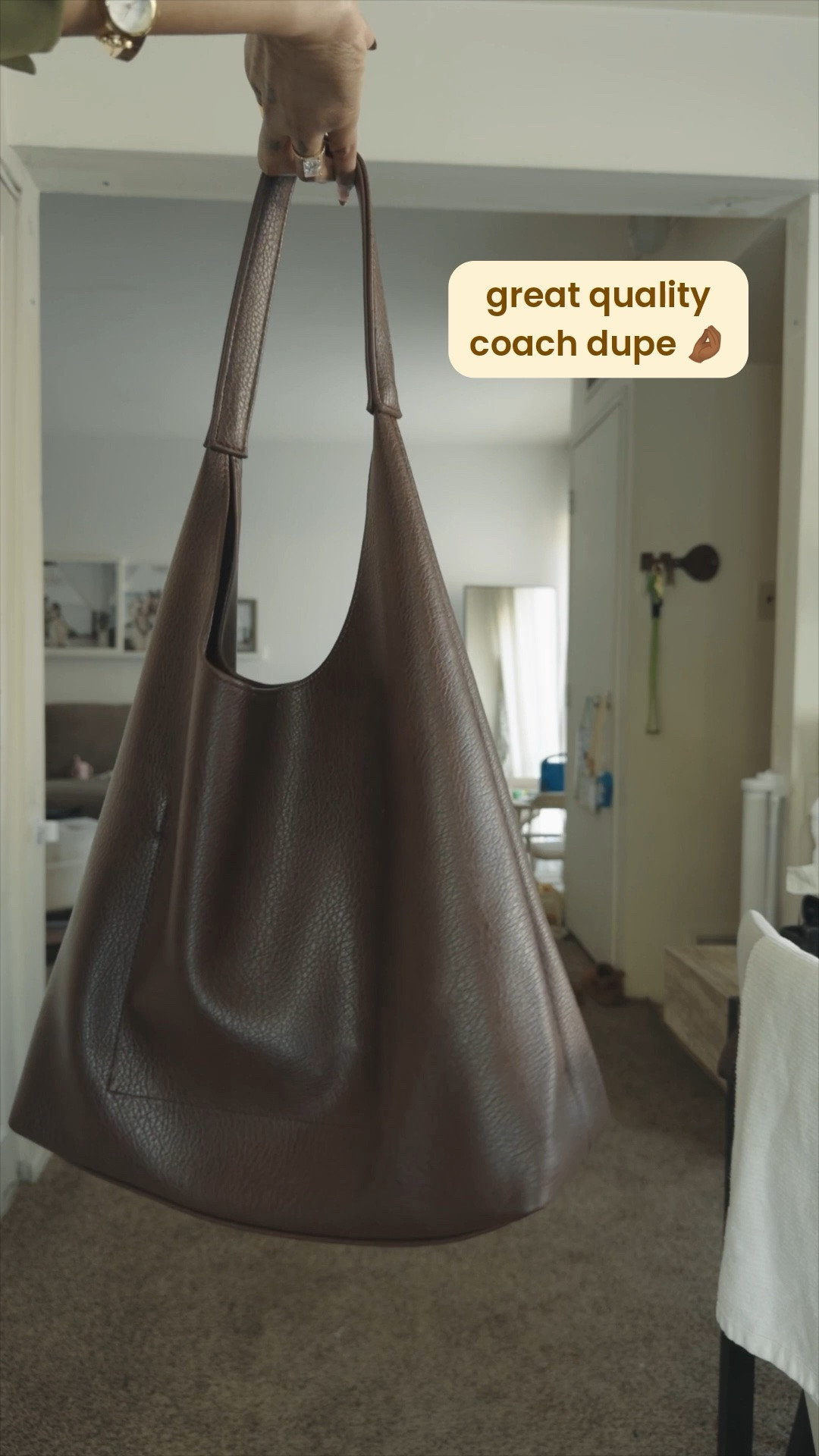 I lovvve this bag! pleasantly surprised at how sturdy this faux leather shoulder bag was! definitely puts me in the mind of the Coach slouch bag!

#LTKootd #LTKdayinmylife #LTKmomlife