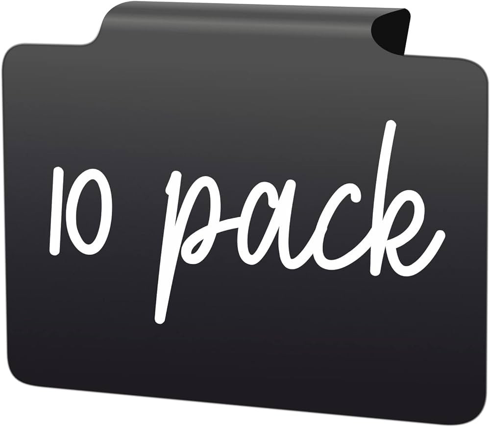 Basket Labels Clip On for Pantry Organization and Storage Baskets Bin Labels - Small Chalk Labels... | Amazon (US)