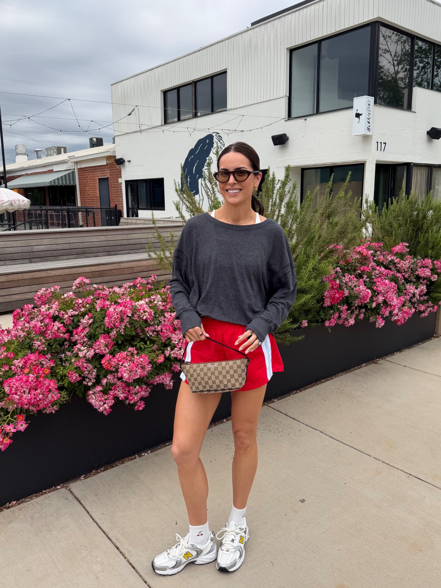 What I wore to pickleball yday! 🏓
Long sleeve top: tts (S) 
Track shorts: tts (S) 
Sneakers: tts, size up if between 

#LTKfitnessgoals #LTKootd #LTKActive