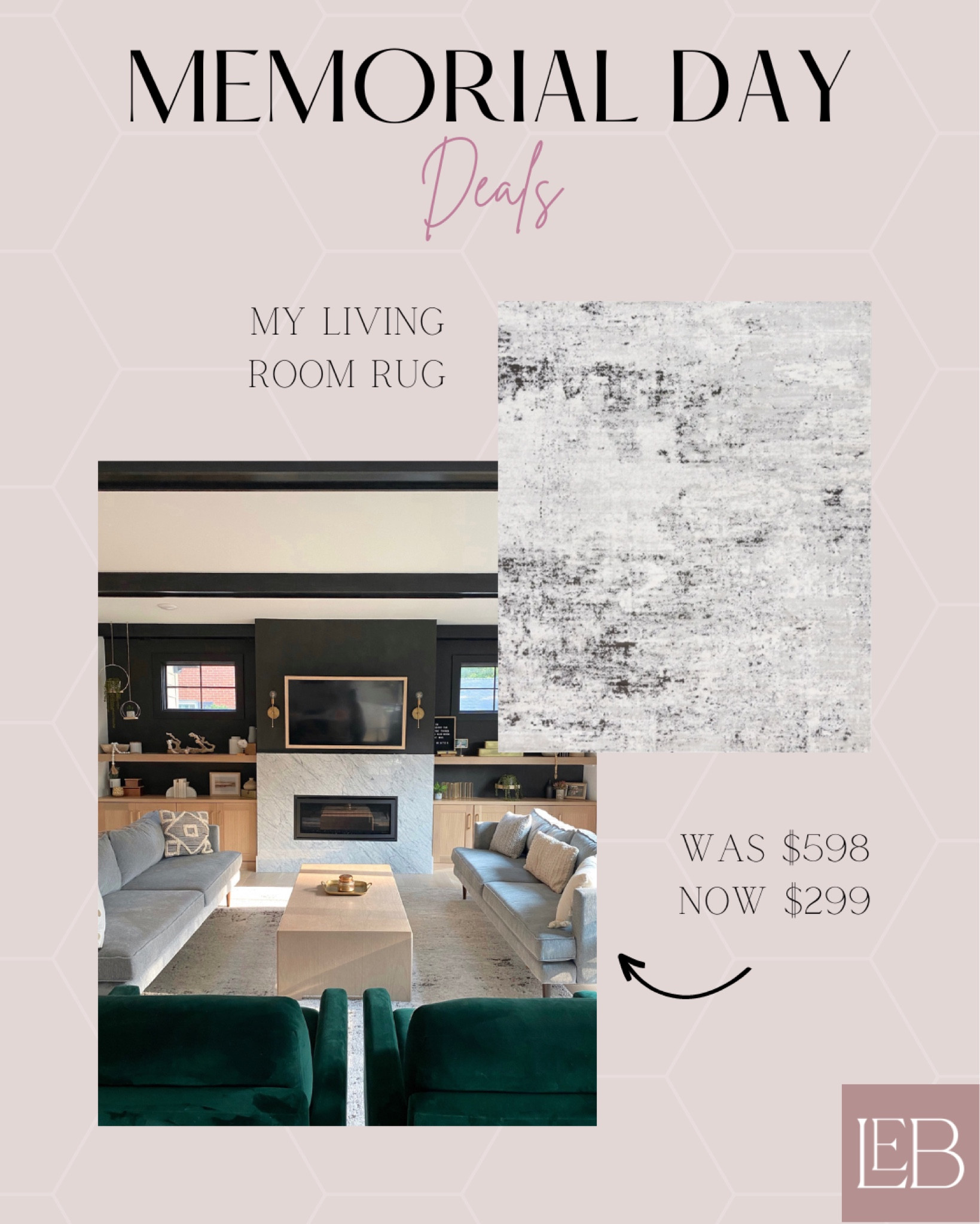 Shop Memorial Day deals in my home!

Rug, living room rug, modern rug, home decor 

#LTKFind #LTKhome #LTKsalealert