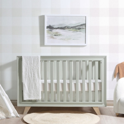 Wooster 3-in-1 Convertible Crib, Sage | Ashley