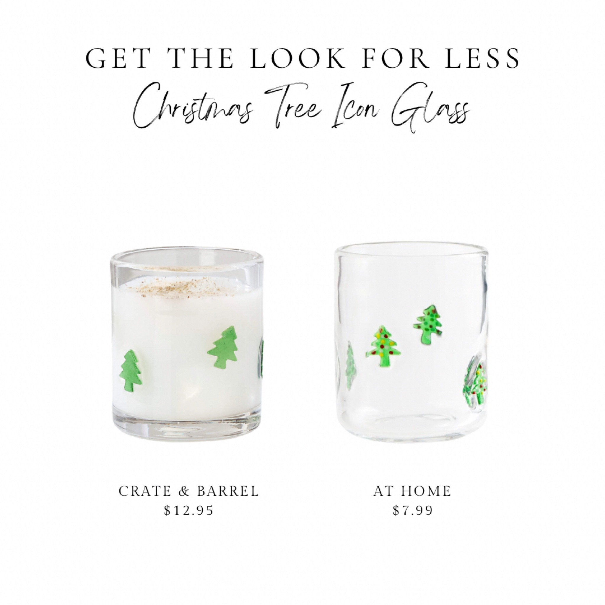 Christmas tree icon glass, icon double old fashioned glass, charm inlay glass, pottery barn, at home, world markett

#LTKSeasonal #LTKStyleTip #LTKHome