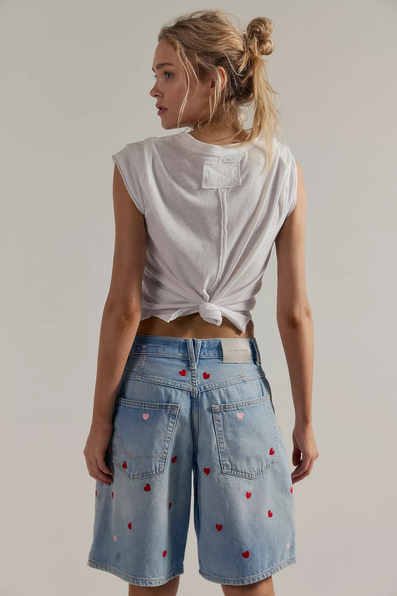 We The Free Montana Heart Embroidered Shorts | Free People (Global - UK&FR Excluded)