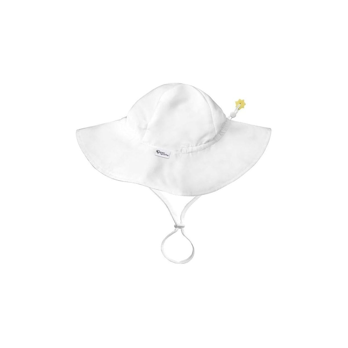 Green Sprouts Baby/Toddler UPF 50+ Eco Brim Hat - White - 9/18 Months | Target