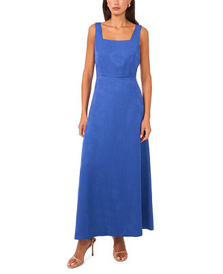 Women's Square Neck Sleeveless Maxi Dress | Macy's