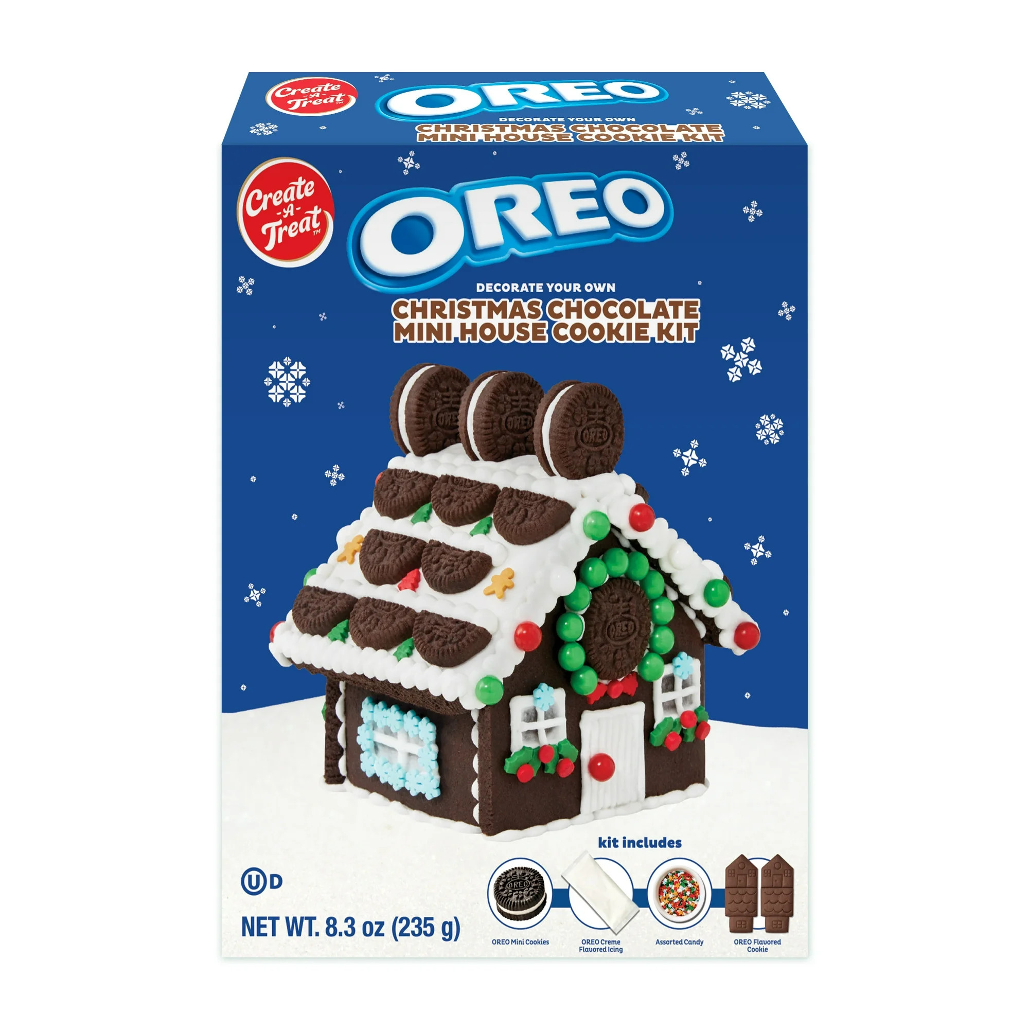 Holiday Create A Treat OREO® Chocolate Mini Cookie House, Small, 8.3 oz, 1 Count | Walmart (US)