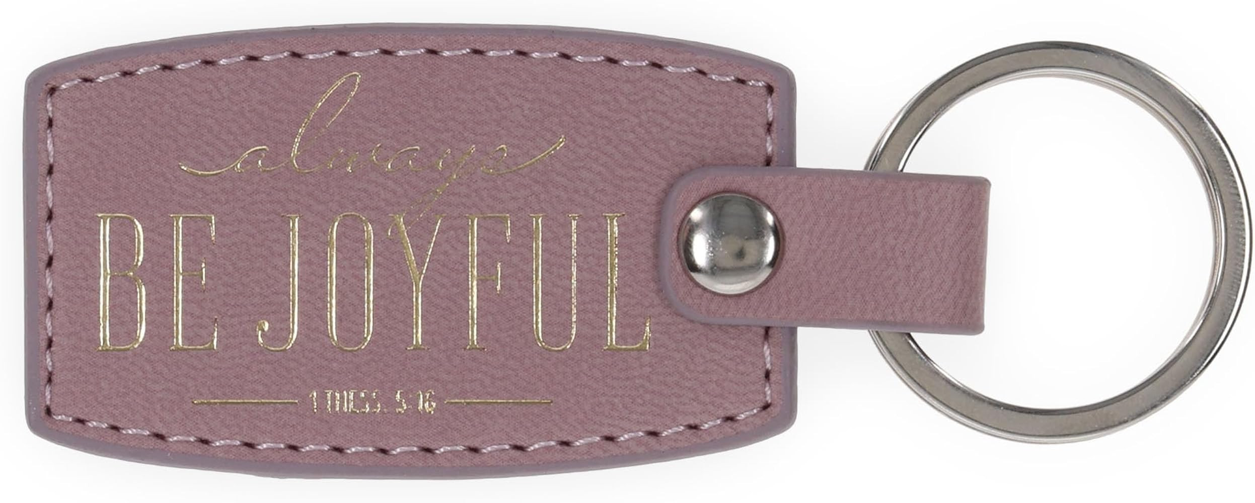 Christian Art Gifts Novelty Inspirational Scripture Vegan Leather Split Metal Keychain for Women:... | Amazon (US)