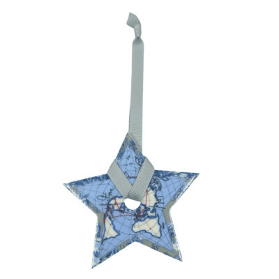 Dior Around The World” Ceramic Star Shaped VIP Christmas Ornament Blue Ribbon | eBay US