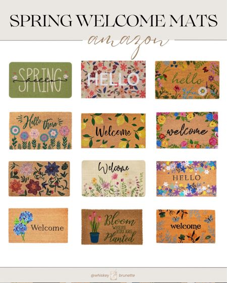 Spruce up your home with these festive Welcome mats for spring!

Welcome Mats | Front Door Mats | Spring Home

#LTKGiftGuide #LTKSpringSale

#LTKSeasonal #LTKsalealert #LTKfindsunder50