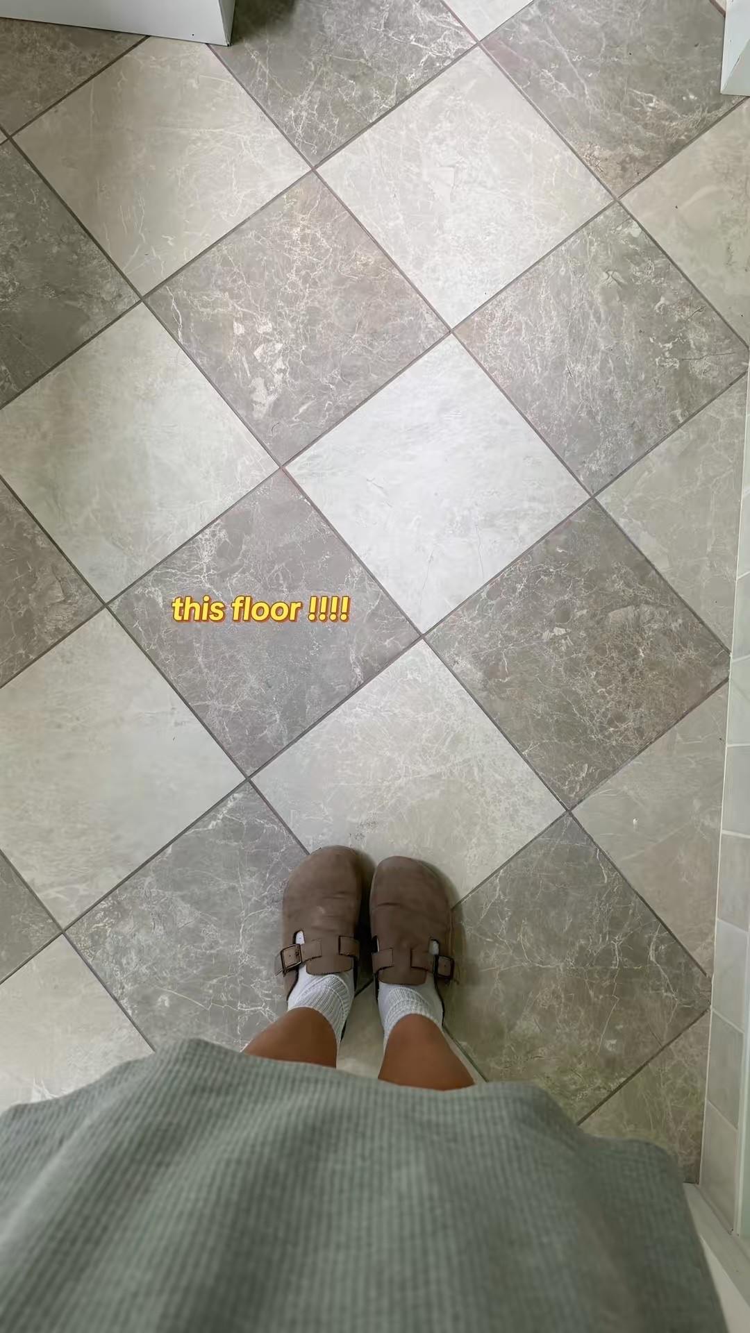 our classic checker board tile !!
