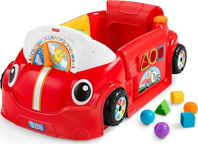 Fisher-Price Laugh & Learn Crawl Around Car, red Interactive Play Center with Smart Stages Learni... | Amazon (US)