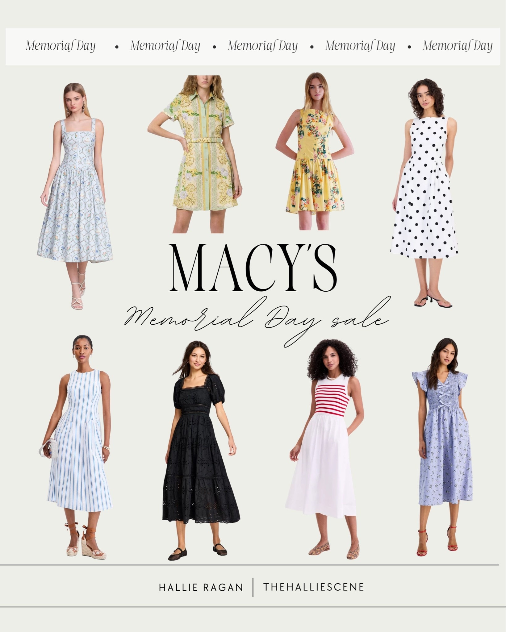 Macys // summer // summer dresses // Memorial Day // sale // Memorial Day sale // midi dresses // maxi dresses // floral dress // daytime dress // casual dress // event dress

#LTKootd #LTKSaleAlert #LTKWorkwear