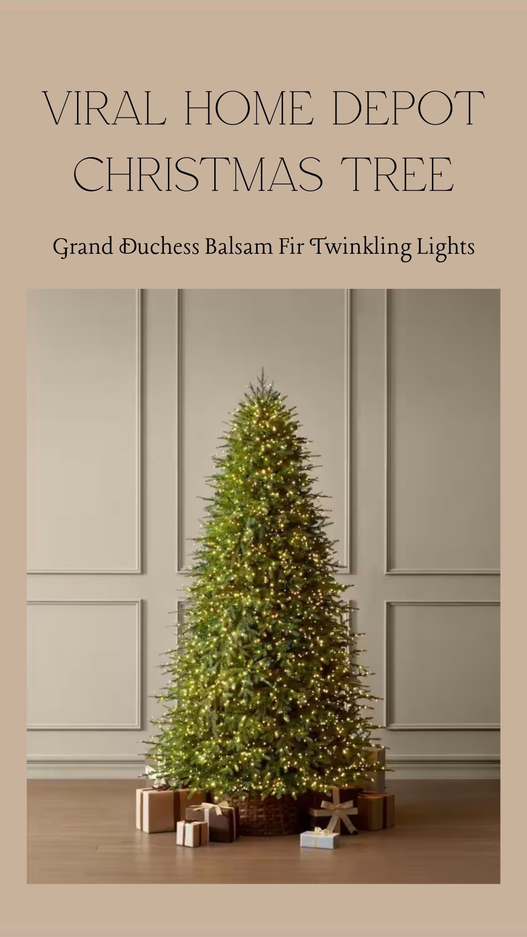 Viral Home Depot Christmas tree back in stock! RUN!🏃‍♀️

#LTKHome #LTKSeasonal #LTKU