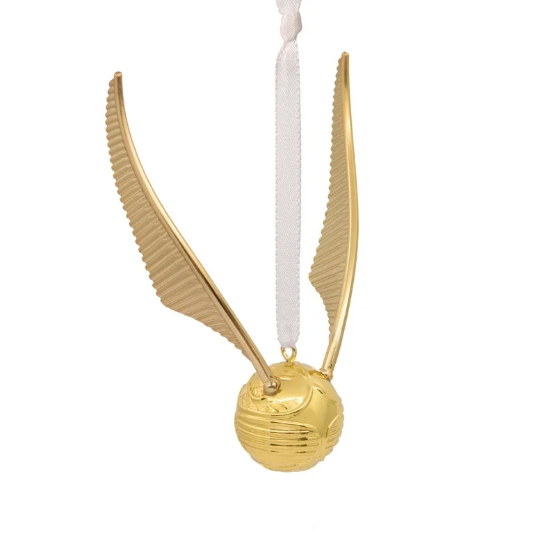 Hallmark Harry Potter Golden Snitch Premium Metal Christmas Ornament | Walmart (US)