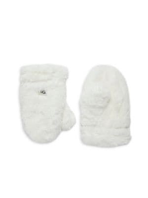 UGG Kid's Faux Fur Mittens on SALE | Saks OFF 5TH | Saks Fifth Avenue OFF 5TH
