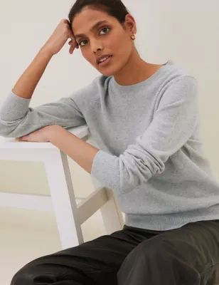 Pure Cashmere Crew Neck Jumper | Marks & Spencer (US)