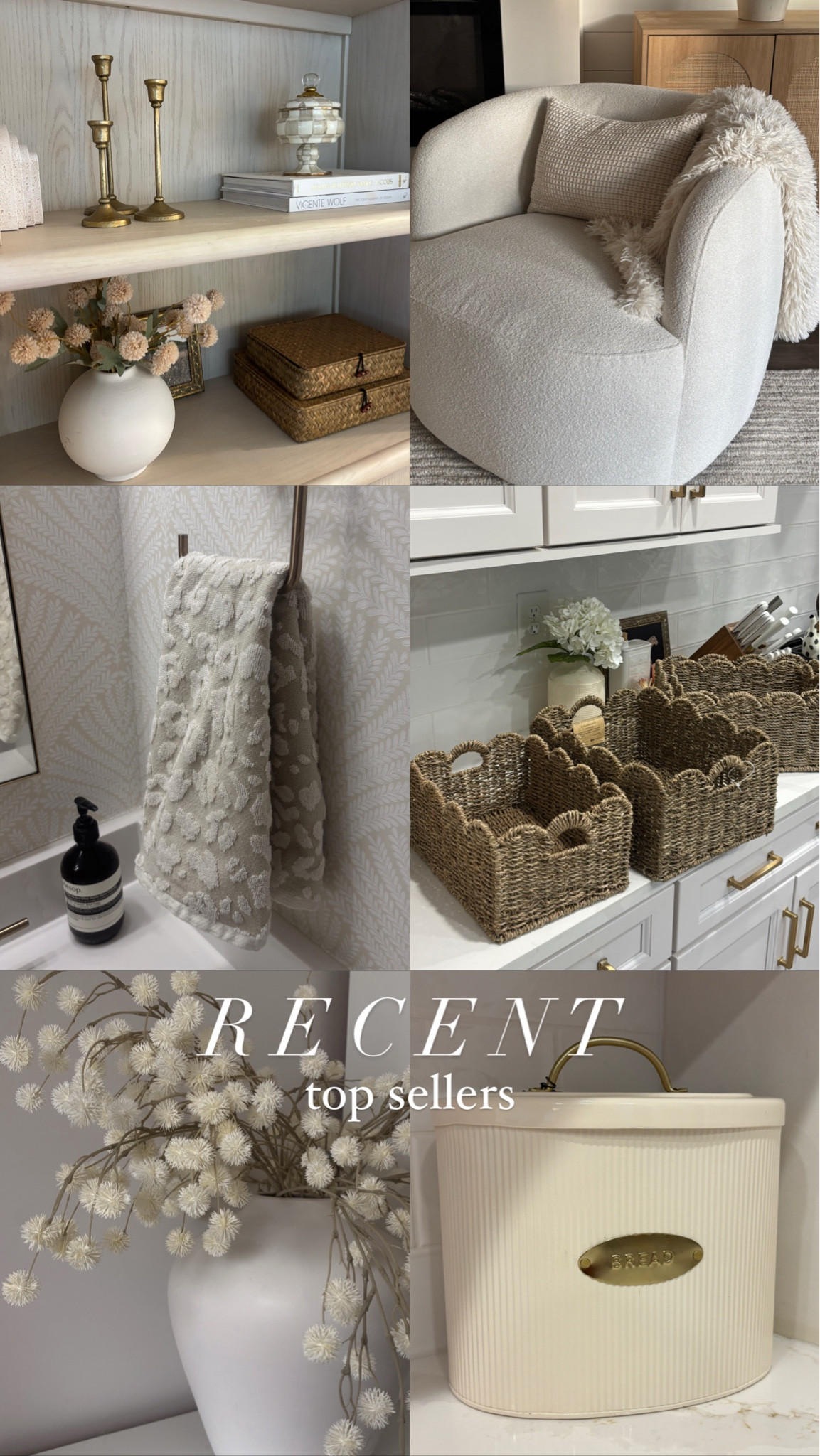 Some of my top sellers recently 🤍 

Home finds 
Baskets and storage
Leopard bath towels
Spring stems 
Amazon home 
Target florals 
Spring decor 

#LTKMostLoved #LTKFindsUnder50 #LTKHome
