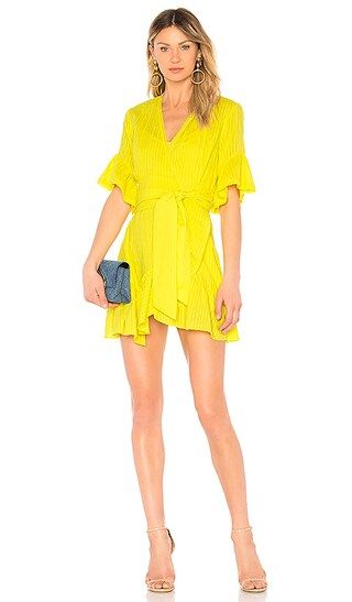 Tanya Taylor Brandy Dress in Lemon | Revolve Clothing (Global)