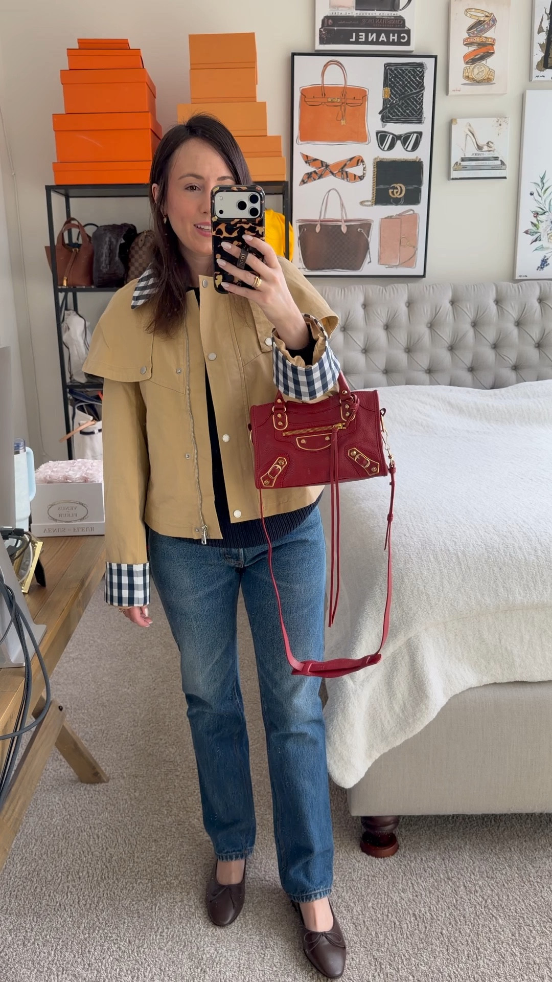 Obsessed with this gingham trim cape trench for spring! Wearing with vintage Levi’s 



#LTKootd #LTKSeasonal #LTKSpringSale